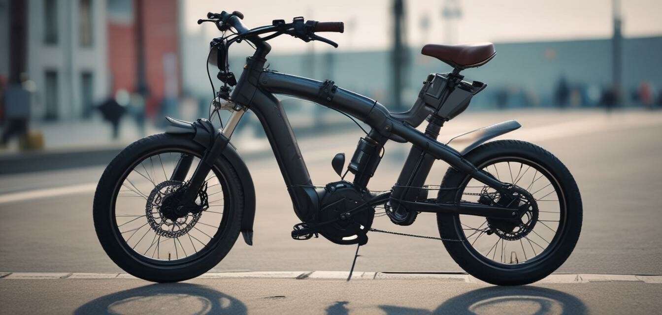Folding electric bike